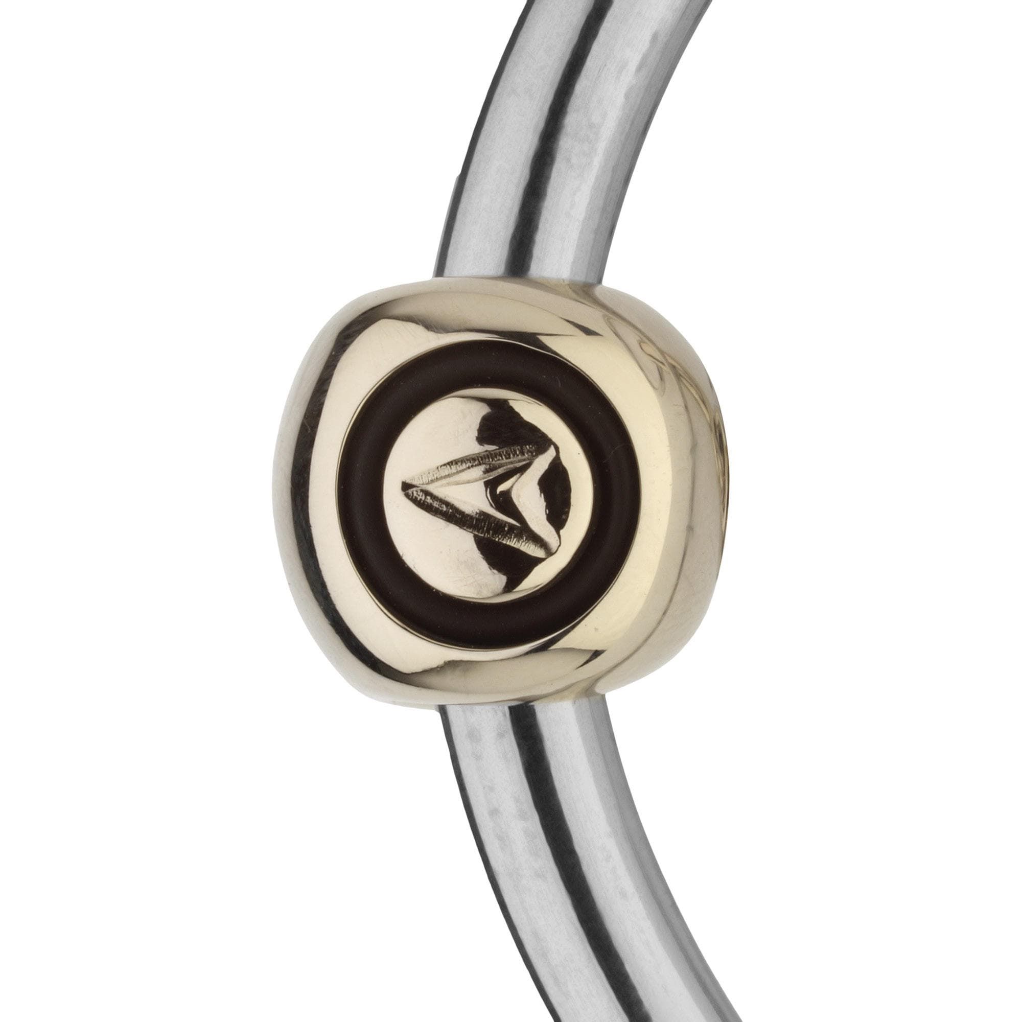 HS Sprenger Dynamic RS Olivenkopfgebiss mit D-förmigem Ring 16 mm einfach gebrochen