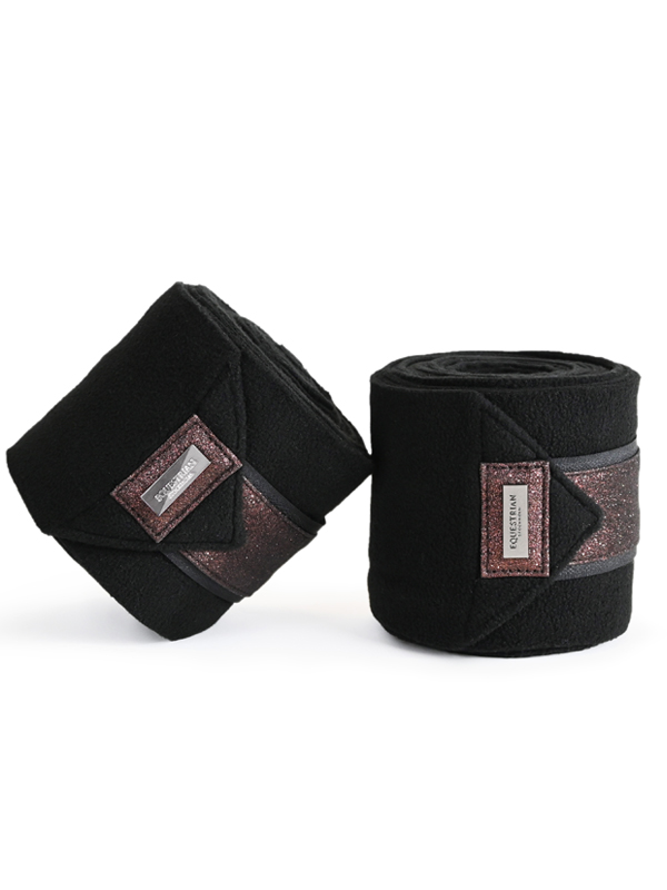 Equestrian Stockholm Fleece Bandagen Mahogany Glimmer