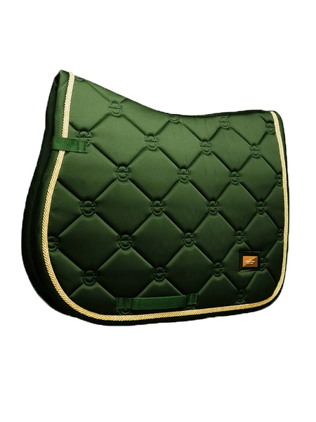 saddle_pad_forest-green-jump-esstockholm Equestrian Stockholm Spring Schabracke Forest Green
