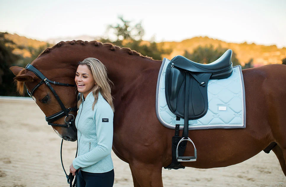 ibdr3 Equestrian Stockholm Dressur Schabracke Ice Blue