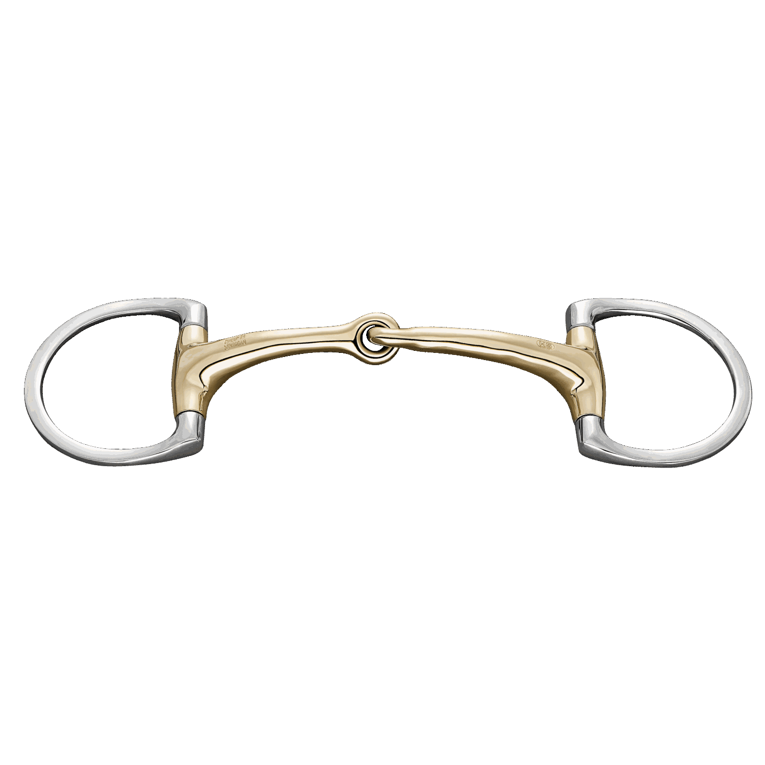 HS Sprenger Dynamic RS Olivenkopfgebiss mit D-förmigem Ring 16 mm einfach gebrochen