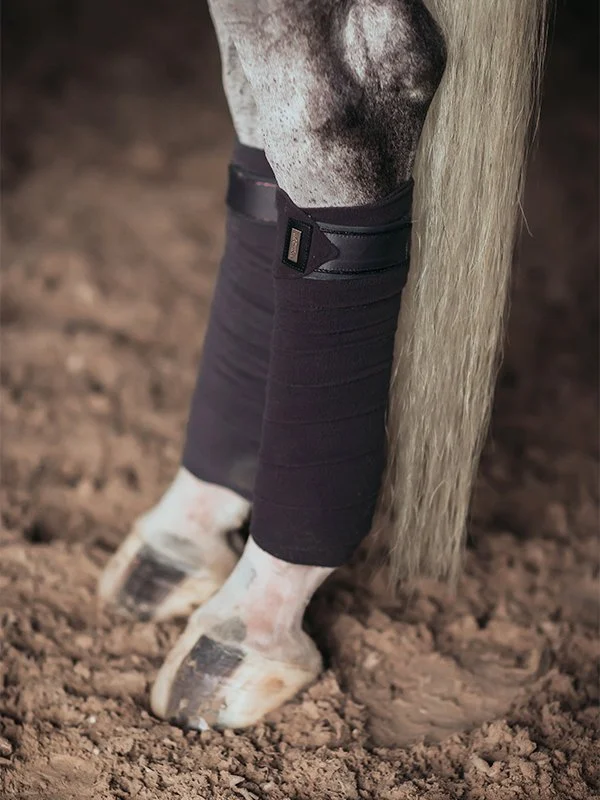 Equestrian Stockholm Fleece Bandagen No Boundaries Silver cloud