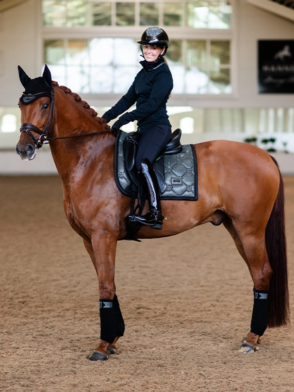 Equestrian Stockholm Fliegenhaube Northern Light Glimmer Equestrian Stockholm Fliegenhaube Northern Light Glimmer
