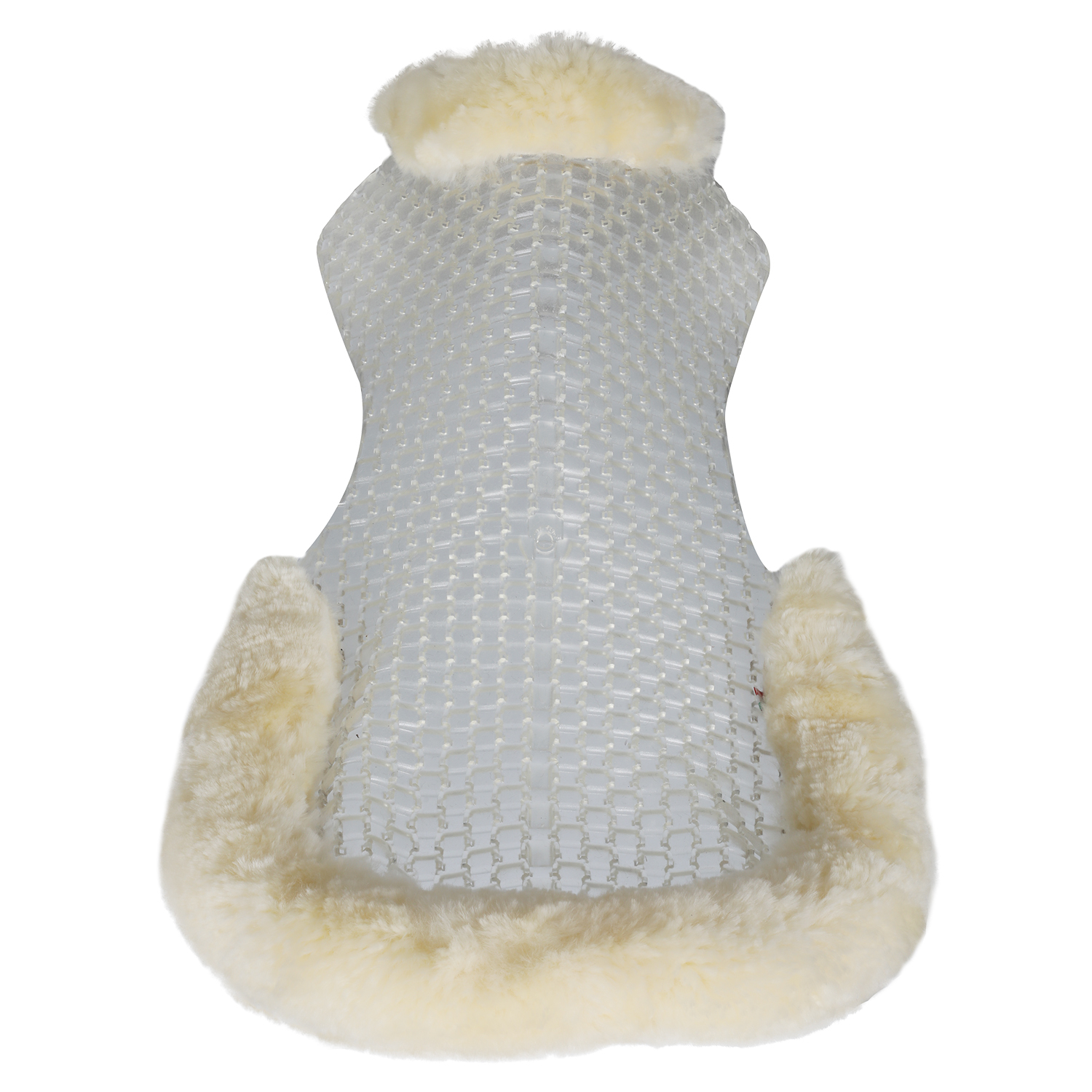 Acavallo Respira Air Release Soft Gel Pad Cut Out Lammfell, neue Struktur Acavallo Respira Air Release Soft Gel Pad Cut Out Lammfell, neue Struktur