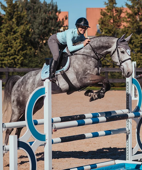 ibsp1 Equestrian Stockholm Spring Schabracke Ice Blue