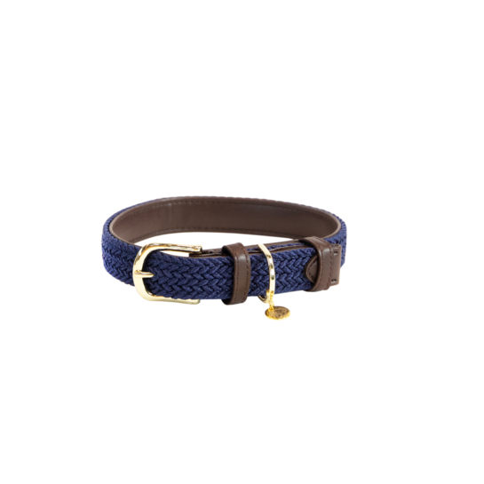 42517navy1 Kentucky Dogwear Hundehalsband, Nylon geflochten