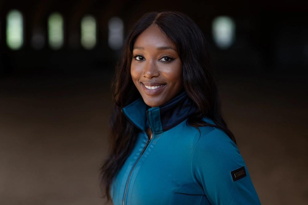 aurorafleja4 Equestrian Stockholm Fleecejacke Aurora Blues