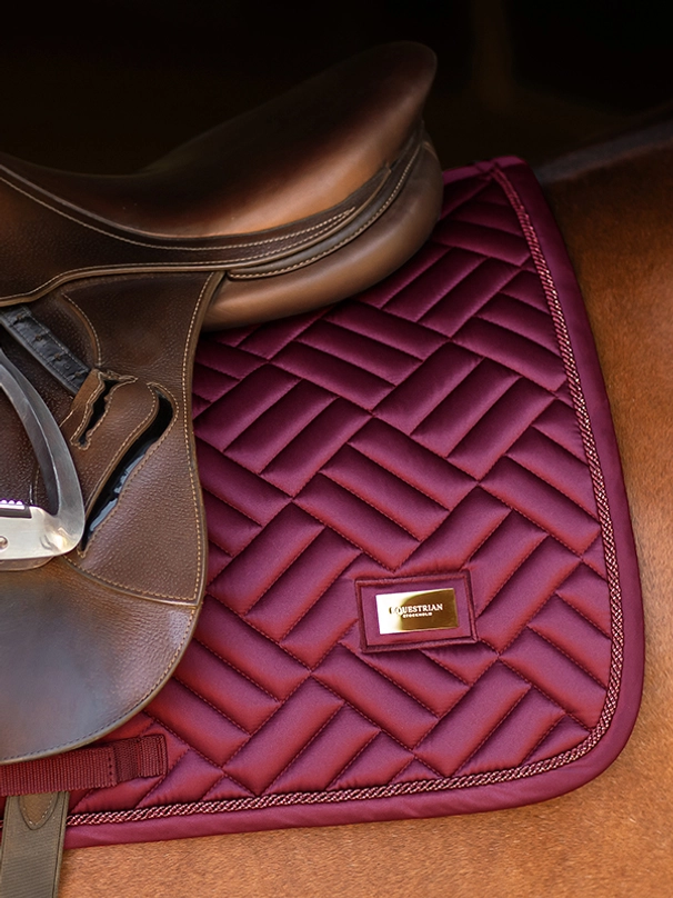 Equestrian Stockholm Spring Schabracke New Maroon