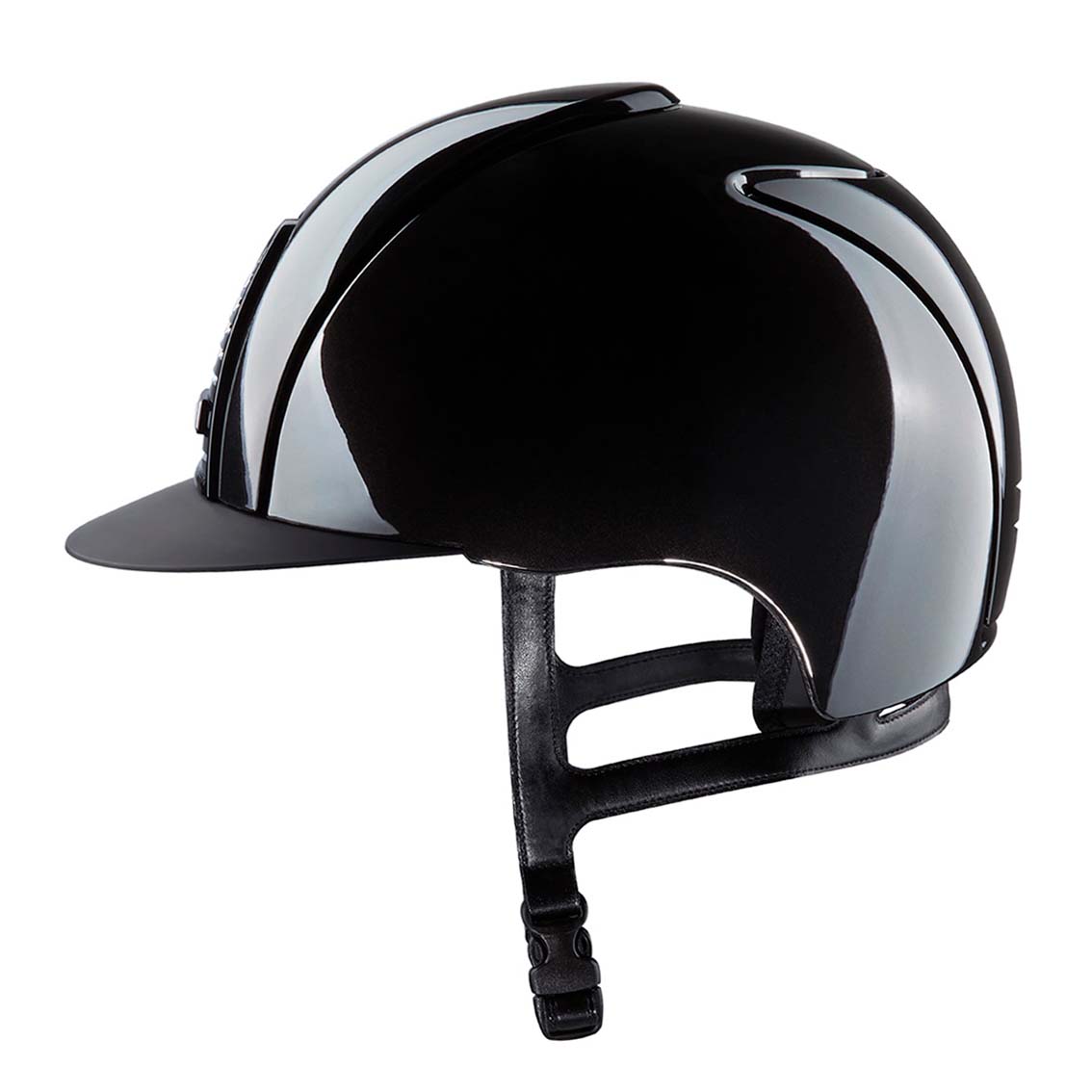 CRS2-BLK-M-BLK1-20211102174127095 KEP Reithelm Cromo 2.0 Shine, mit Microship